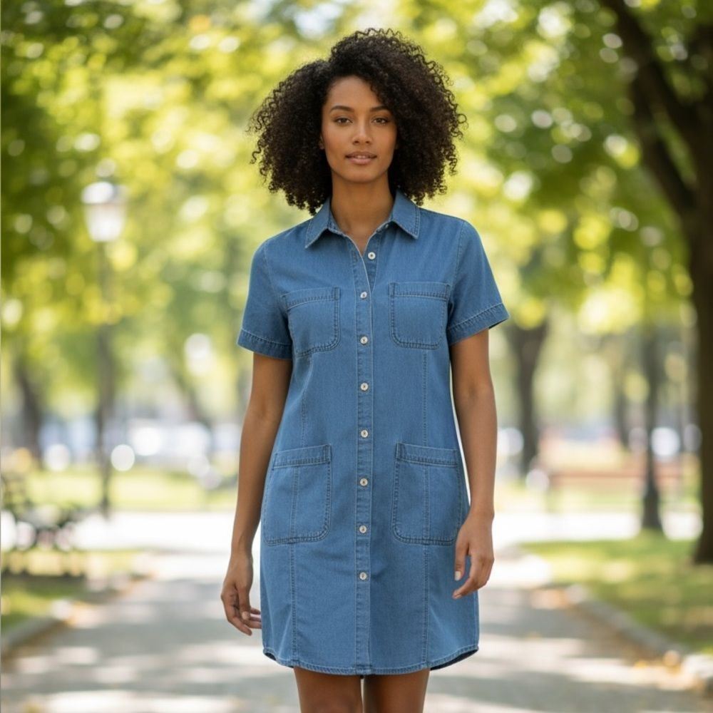 CAbi Piece of Cake Shirt Dress